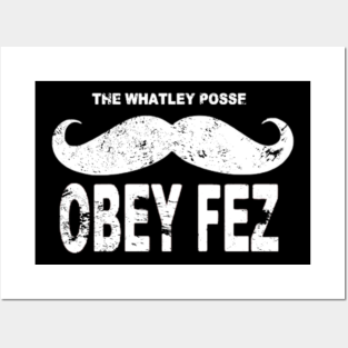 Obey Fez Wall Art - obey fez retro by Regx Food Cosmic